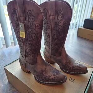 Roper Tall Stuff Western Boots Vintage Brown 6.5